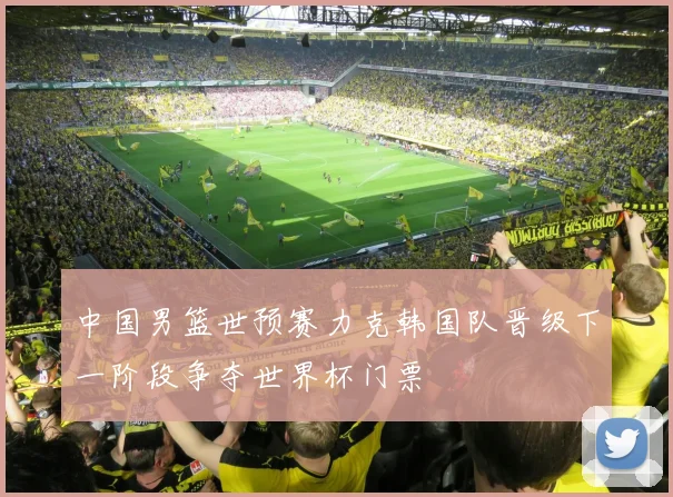 中国男篮世预赛力克韩国队晋级下一阶段争夺世界杯门票